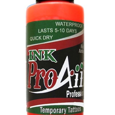 ProAiir Temp Tattoo Ink Flo Orange 2OZ ProAiir Temp Tattoo Ink Flo Orange 2OZ